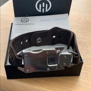 Brand New Men’s Leather Utility Bracelet
